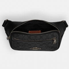 Túi Coach Elisa Belt Bag Black CZ400 QBMI5
