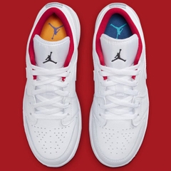 Jordan 1 LOW White Gym Red 553560 164