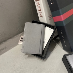 Ví Calvin Klein Refined Saffiano Compact Bifold Wallet Grey 4D1015G 020