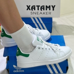 Stan Smith Trắng gót Green