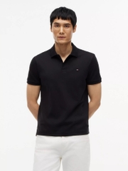 Áo Polo Tommy Hilfiger Regular Fit Smooth Cotton Black 78JB751 001