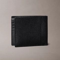 Ví Calvin Klein Sculpted Impression Bifold Wallet Logo Black 4G1016G 001