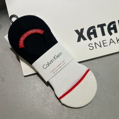 Vớ Calvin Klein Sneaker Socks 2 Pairs Black White