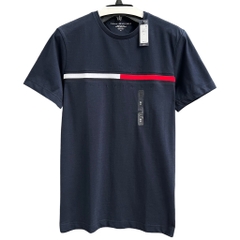 Áo Tommy Hilfiger Embroidered Flag Logo T-Shirt Navy 78JA522 410