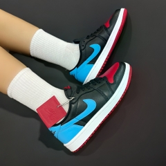 Jordan 1 Retro Low Black Blue Red CZ0775 046