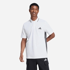 Áo Polo adidas Piqué 3S Essentials White JE6383