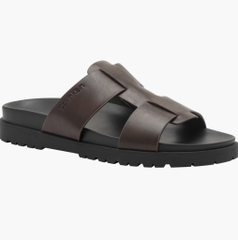 Dép Calvin Klein Rolinde Sandal Dark Brown 201