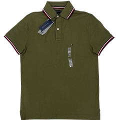 Áo Polo Tommy Hilfiger Regular Fit Wicking In Olive 78J2653 722