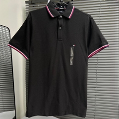 Áo Polo Tommy Hilfiger Regular Fit Wicking In Black 78JA019 001