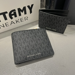 Ví Nam Michael Kors MK Cooper Billfold Logo Wallet Black 36U9LCRF6B