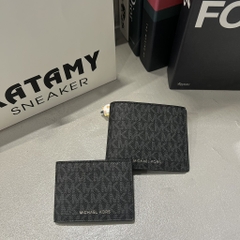 Ví Nam Michael Kors MK Cooper Billfold Logo Wallet Black 36U9LCRF6B