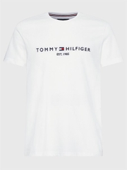 Áo Tommy Hilfiger Logo White MW11465 118