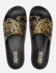 Dép Versace Jeans Couture Gummy Logo Baroque EZS365 EG89