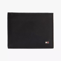 Ví Tommy Hilfiger Men's Pebbled Leather Bifold Wallet Brown 31TL220094