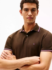 Áo Polo Tommy Hilfiger Regular Fit Wicking In Dark Coffee 78J2653 204