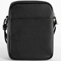 Túi GUESS Faux-Leather Saffiano Crossbody Black HMMISAP4263