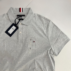Áo Polo Tommy Hilfiger Regular Fit Liquid Cotton Essential Grey MW35585 021