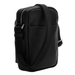 Túi GUESS Faux-Leather Saffiano Crossbody Black HMMISAP4263