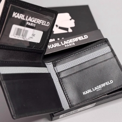 Ví KARL LAGERFELD Black Logo Metal LA5W0023