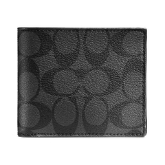 Ví Coach 3-in-1 in Signature Charcoal/Black 74993