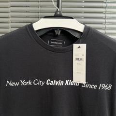 Áo Calvin Klein NYC Linear Text Logo T-Shirt Black 40EM860 001