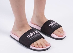 dép Adilette Comfort BLack Pink FZ1700