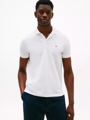 Áo Polo Tommy Hilfiger Regular Fit Performance Pique White MW37309 100
