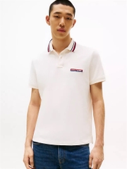 Áo Polo Tommy Hilfiger Regular Fit Tipped Pique Ivory Petal MW39837 720