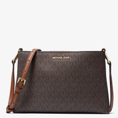 Túi Michael Kors Trisha Medium Logo Crossbody Bag Brown 35H1G9TC8B