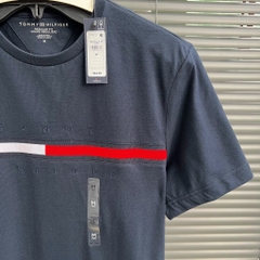 Áo Tommy Hilfiger Embroidered Flag Logo T-Shirt Navy 78JA522 410