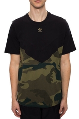 Áo adidas originals Camo Block Tee 'Black' FM3356