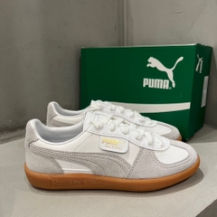 PUMA Palermo Leather White Glacial Grey Gum 396464 12