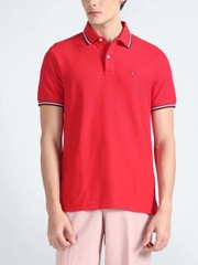 Áo Polo Tommy Hilfiger Custom Fit Winston Solid Wicking Red 78B2300 611