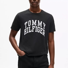 Áo Tommy Hilfiger Becker Logo Black 78JB745 001