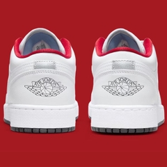 Jordan 1 LOW White Gym Red 553560 164