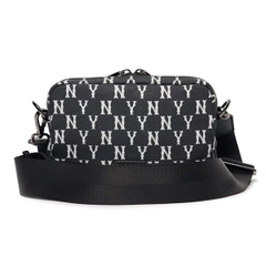 Túi MLB Monogram Crossbody 2 ngăn NY Đen 3ACRS012N