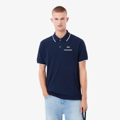 Áo Polo Lacoste Classic Fit Pocket Accent L.12.12 Navy Blue PH9838 51