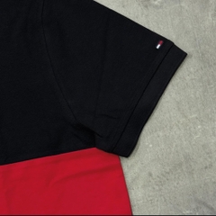 Áo Polo Tommy Hilfiger Regular Fit Chest Logo Black XM04201 001