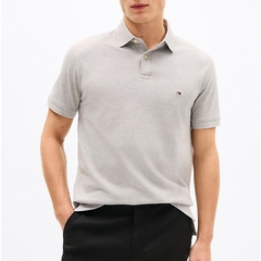 Áo Polo Tommy Hilfiger Regular Fit Liquid Cotton Essential Grey MW35585 021