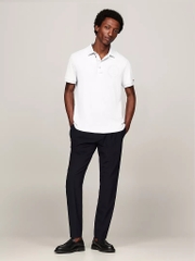 Áo Polo Tommy Hilfiger Regular Fit TH Logo Interlock White MW30807 101