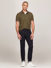 Áo Polo Tommy Hilfiger Regular Fit Wicking In Logo Army Green 78J2653 701