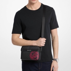 Túi Michael Kors Cooper Embellished Signature Logo Utility Crossbody Bag DK Raspberry 37T5LCOC5B