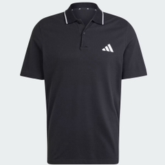 Áo Polo adidas Piqué 3S Essentials Black JE9023