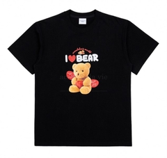 Áo ADLV Black I Love Bear