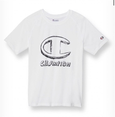 Áo Champion White Graphic City Sport