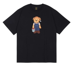 Áo Teddy Island Black Gấu Famer