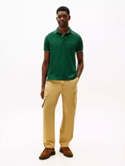 Áo Polo Tommy Hilfiger Regular Fit Wicking In Ornamental Green 78J2653 316