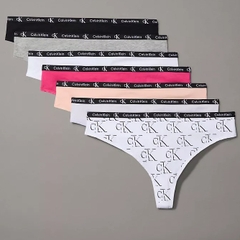 Underwear Calvin Klein Women's 1996 Cotton Stretch 7-Pack Modern Thong QD3992 913