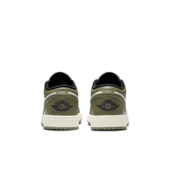 Jordan 1 Low Black Medium Olive GS 553560 092