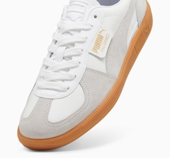 PUMA Palermo Leather White Glacial Grey Gum 396464 12